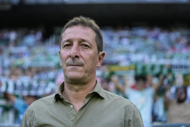 October 11, 2026, Sevilla, Sevilla, Spain: Luis Miguel Ramis, head coach of CA Osasuna, looks on during the Spanish league, LaLiga EA Sports, football match played between Real Betis and CA Osasuna at La Cartuja stadium on October 11, 2026, in Sevilla, Spain. Real Betis V CA Osasuna - LaLiga EA Sports - ZUMAa181 20261011_zaa_a181_186 Copyright: xJoaquinxCorcherox