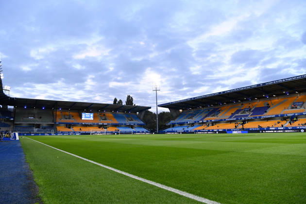 ESTAC Troyes v Olympique de Marseille - Ligue 1 McDonald s 2026 2027 General View of Stade de l Aube during Ligue 1 McDonald s match between Troyes and Marseille at Stade de l Aube on October 11, 2026 in Troyes, France. Troyes France  Copyright: xEwenxGavetx 776573381