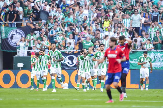 October 11, 2026, Sevilla, Sevilla, Spain: Francisco Alarcon Isco of Real Betis Balompie celebrates a goal during the Spanish league, LaLiga EA Sports, football match played between Real Betis and CA Osasuna at La Cartuja stadium on October 11, 2026, in Sevilla, Spain. Real Betis V CA Osasuna - LaLiga EA Sports - ZUMAa181 20261011_zaa_a181_199 Copyright: xJoaquinxCorcherox