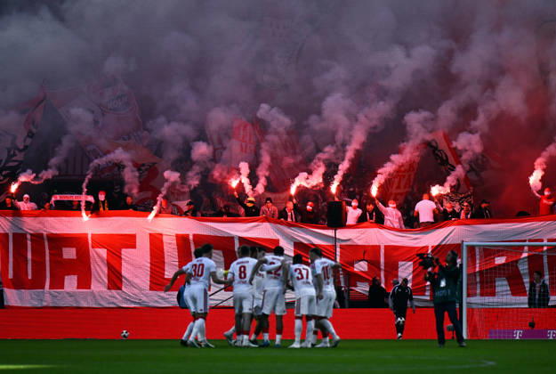 Cologne, Germany, Bundesliga 1, Matchday 5, Rhein Energie Stadium Cologne, 1 FC Köln vs. Bor Mönchengladbach 2-1, Cologne Fans Before the Match, Feature, Icon, Icon Image, Single Image