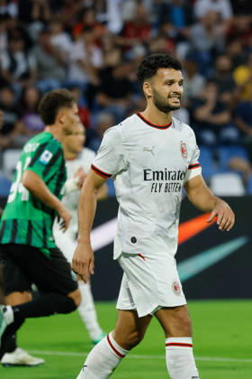 IPA89560333 - Milan s Goncalo Ramos during the US Sassuolo vs. AC Milan Italian Serie A soccer match in Reggio Emilia, Italy, on October 11, 2026 Copyright: xLucaxDiliberto IPAxSportx xx IPA89560333
