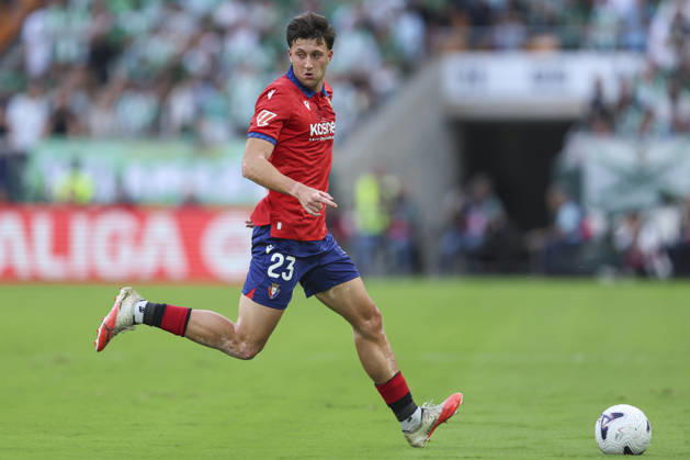 ESP: Real Betis - CA Osasuna. La Liga EA Sports. Matchday 8. Abel Bretones of CA Osasuna during the La Liga EA Sports match between Real Betis and CA Osasuna played at La Cartuja Stadium on Oct 11, 2026 in Sevilla, Spain. kpng Copyright: xAntonioxPozox xPRESSINPHOTOx AP_2627_BET_OSA_022