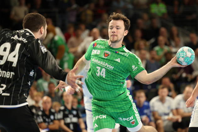 October 11, 2026, xBHAx, Handball, Opel HBL, 2026–2027 Season, 1 HBL, Füchse Berlin vs. TBV Lemgo Lippe, Max Schmeling Hall, Hakun West av Teigum (Füchse Berlin), 34 vs. Domenico Ebner (TBV Lemgo Lippe), 94 Berlin Deutschkand