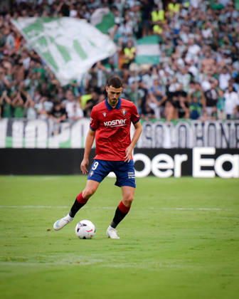 ESP LaLiga EA Sports Real Betis vs. CA Osasuna: Raúl García of Osasuna during the LaLiga EA Sports match between Real Betis and CA Osasuna played at Benito Villamarín Stadium in Seville on October 11, 2026, in Spain. Spanish Soccer Copyright: xAgenciaxLOFx