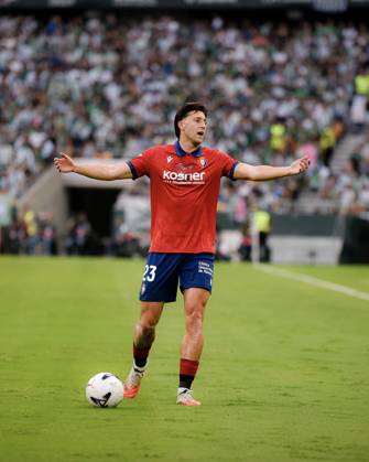 ESP LaLiga EA Sports: Real Betis vs. CA Osasuna during the LaLiga EA Sports match between Real Betis and CA Osasuna, played at Benito Villamarín Stadium in Seville on October 11, 2026, in Spain. Spanish Soccer Copyright: xAgenciaxLOFx