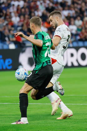 IPA89560371 - Milan s Strahinja Pavlovic during the US Sassuolo vs. AC Milan Italian Serie A soccer match in Reggio Emilia, Italy, on October 11, 2026 Copyright: xLucaxDiliberto IPAxSportx xx IPA89560371