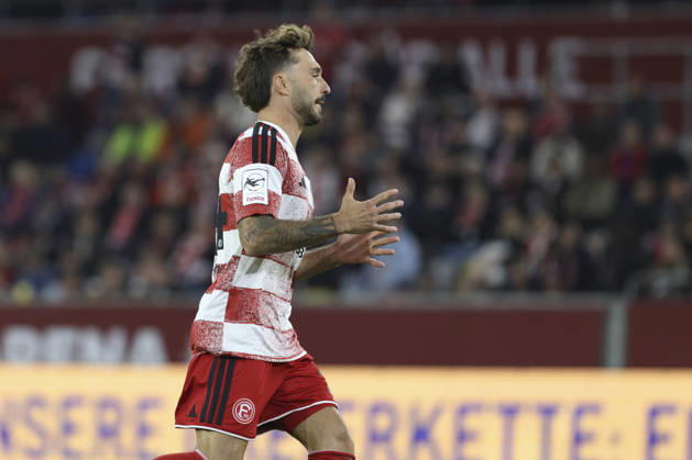 Fabian Schleusener of Fortuna Düsseldorf gestures during the 3. Liga match between Fortuna Düsseldorf and SC Verl at the Merkur Spiel Arena on October 11, 2026, in Düsseldorf, Germany Photo by Oliver Kaelke DeFodi Images Fabian Schleusener of Fortuna Düsseldorf gestures during the 3. Liga match between Fortuna Düsseldorf and SC Verl at Merkur Spiel Arena on October 11, 2026 in Düsseldorf, Germany. Photo by Oliver Kaelke, DeFodi Images. DFB and DFL regulations prohibit any use of photographs as image sequences and or quasi-video. Photo by Oliver Kaelke, DeFodi Images.