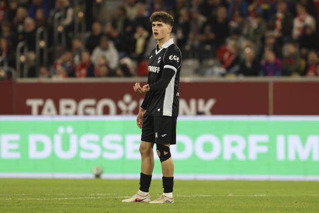 Janne Berner of SC Verl gestures during the 3. Liga match between Fortuna Düsseldorf and SC Verl at the Merkur Spiel Arena on October 11, 2026, in Düsseldorf, Germany. Photo by Oliver Kaelke, DeFodi Images. Janne Berner of SC Verl gestures during the 3. Liga match between Fortuna Düsseldorf and SC Verl at Merkur Spiel Arena on October 11, 2026 in Düsseldorf, Germany. Photo by Oliver Kaelke, DeFodi Images. DFB and DFL regulations prohibit any use of photographs as image sequences and or quasi-video. Photo by Oliver Kaelke, DeFodi Images.