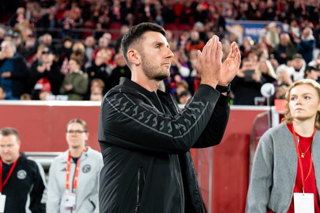Germany 3rd Division 2026–2027: Fortuna Düsseldorf vs. SC Verl, Matchday 8, October 12, 2026, Merkur Spiel Arena, North Rhine-Westphalia, Orent Shala, Coach, Cheering, Joy, Emotions Copyright: xCelinaxLeiersx