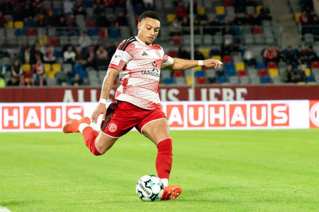 Germany 3rd Division 2026–2027 Fortuna Düsseldorf vs. SC Verl Matchday 8, October 12, 2026, Merkur Spiel Arena, North Rhine-Westphalia, Steven van der Sloot, Fortuna Düsseldorf, 2 Copyright: xCelinaxLeiersx