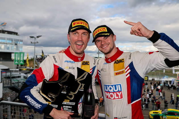 ADAC GT Masters, 11. + 12. Rennen Hockenheim 2026 63 Lamborghini Huracan GT3 EVO 2, LIQUI MOLY Team Engstler Motorsport: Finn Zulauf, Felix Hirsiger - picture by Gruppe C Photography Hockenheim Hockenheimring Baden-Württemberg Deutschland Copyright: xGruppexCxPhotographyx