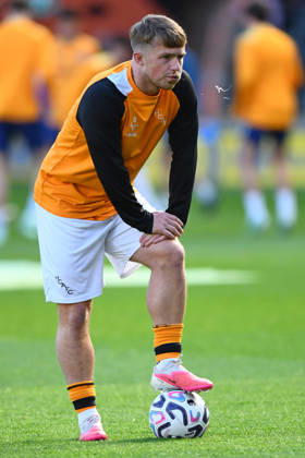 Hull City v Everton, Premier League Hull City forward Joe Gelhardt (11) warms up before the Premier League match between Hull City and Everton at the MKM Stadium, Kingston upon Hull, UK on 11 October 2026. Kingston upon Hull MKM Stadium East Riding of Yorkshire UK Editorial use only DataCo restrictions apply See www.football-dataco.com , Copyright: xIanxLyallx PSI-24983-0153