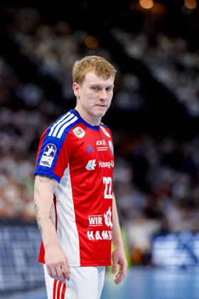 Kiel, October 11, 2026; Handball, 2026–27 Bundesliga 1, THW Kiel vs. Handball Club Hamburg; Noah Beyer, HC Hamburg, 22