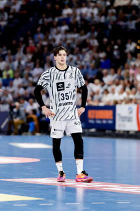 Kiel, October 11, 2026; Handball, 2026–27 Bundesliga 1, THW Kiel vs. Handball Club Hamburg; Domen Makuc, THW Kiel, 35