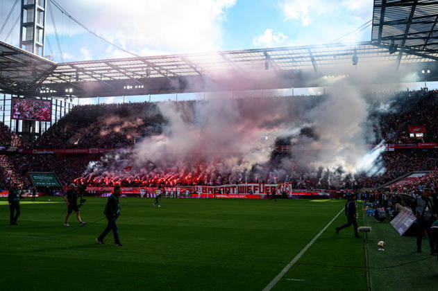 COLOGNE, GERMANY - 11 OCTOBER, 2026: - The Bundesliga match 1. FC Koeln vs. Borussia Moenchengladbach at RheinEnergieSTADION. Copyright: xVitaliixKliuievx