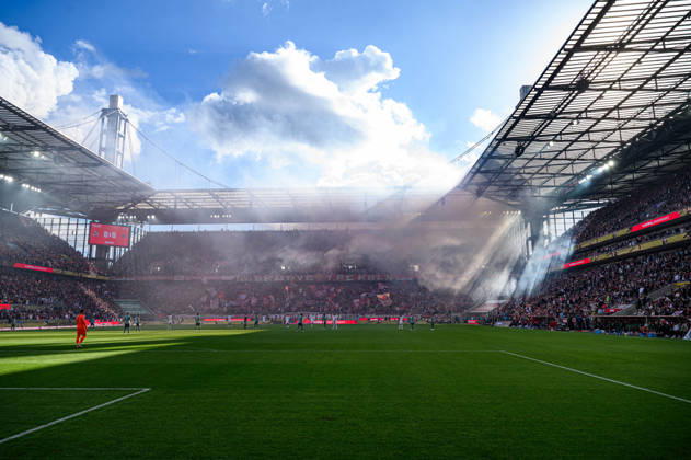COLOGNE, GERMANY - 11 OCTOBER, 2026: - The Bundesliga match 1. FC Koeln vs. Borussia Moenchengladbach at RheinEnergieSTADION. Copyright: xVitaliixKliuievx