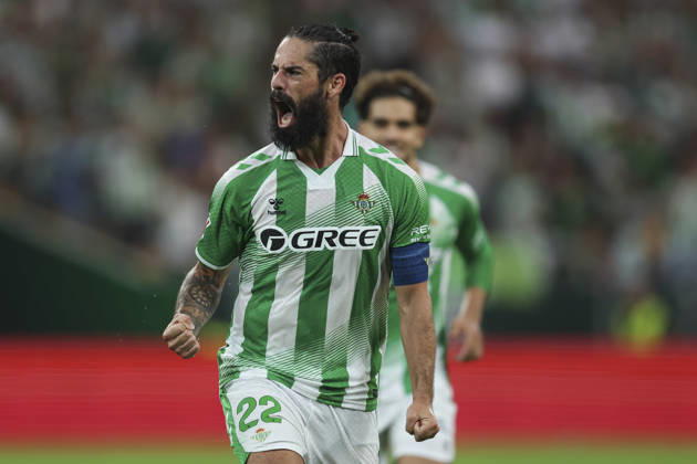 ESP: Real Betis - CA Osasuna. La Liga EA Sports. Matchday 8. Isco Alarcon of Real Betis during the La Liga EA Sports match between Real Betis and CA Osasuna played at La Cartuja Stadium on Oct 11, 2026 in Sevilla, Spain. kpng Copyright: xAntonioxPozox xPRESSINPHOTOx AP_2627_BET_OSA_050