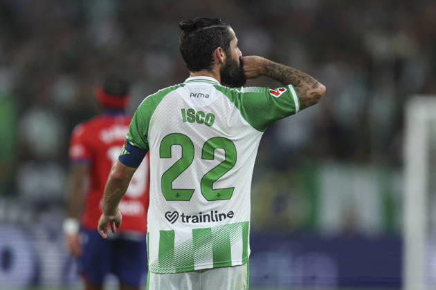 ESP: Real Betis - CA Osasuna. La Liga EA Sports. Matchday 8. Isco Alarcon of Real Betis during the La Liga EA Sports match between Real Betis and CA Osasuna played at La Cartuja Stadium on Oct 11, 2026 in Sevilla, Spain. kpng Copyright: xAntonioxPozox xPRESSINPHOTOx AP_2627_BET_OSA_051