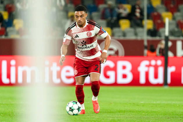 Germany 3rd Division 2026–2027 Fortuna Düsseldorf vs. SC Verl Matchday 8, October 12, 2026, Merkur Spiel Arena, North Rhine-Westphalia, Steven van der Sloot, Fortuna Düsseldorf, 2 Copyright: xCelinaxLeiersx