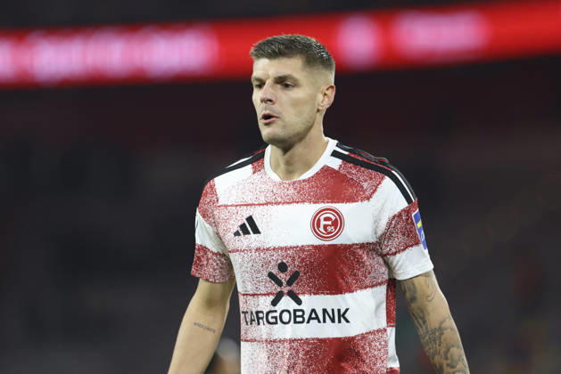 Erik Wekesser of Fortuna Düsseldorf looks on during the 3. Liga match between Fortuna Düsseldorf and SC Verl at the Merkur Spiel Arena on October 11, 2026, in Düsseldorf, Germany. Photo by Oliver Kaelke, DeFodi Images. Erik Wekesser of Fortuna Düsseldorf looks on during the 3. Liga match between Fortuna Düsseldorf and SC Verl at Merkur Spiel Arena on October 11, 2026 in Düsseldorf, Germany. Photo by Oliver Kaelke, DeFodi Images. DFB and DFL regulations prohibit any use of photographs as image sequences and or quasi-video. Photo by Oliver Kaelke, DeFodi Images.