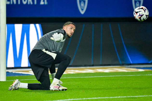 FOOTBALL : ESTAC Troyes vs Olympique de Marseille - Ligue 1 - Journà e 6 - 11 10 2026 Jeffrey de Lange (OM) TroyesFrance Copyright: xBaptistexAutissierx