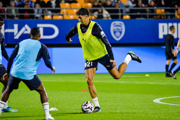 FOOTBALL : ESTAC Troyes vs Olympique de Marseille - Ligue 1 - Journà e 6 - 11 10 2026 Nayef Aguerd (OM) TroyesFrance Copyright: xBaptistexAutissierx