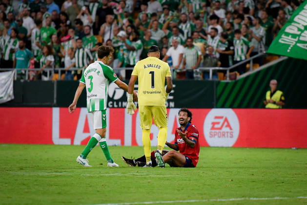ESP LaLiga EA Sports: Real Betis vs. CA Osasuna. Moi Gomez of Osasuna during the LaLiga EA Sports match between Real Betis and CA Osasuna played at Benito Villamarin Stadium in Seville on October 11, 2026, in Spain. Spanish Soccer Copyright: xAgenciaxLOFx