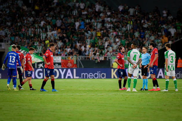 ESP LaLiga EA Sports: Real Betis vs. CA Osasuna during the LaLiga EA Sports match between Real Betis and CA Osasuna, played at Benito Villamarín Stadium in Seville on October 11, 2026, in Spain. Spanish Soccer Copyright: xAgenciaxLOFx