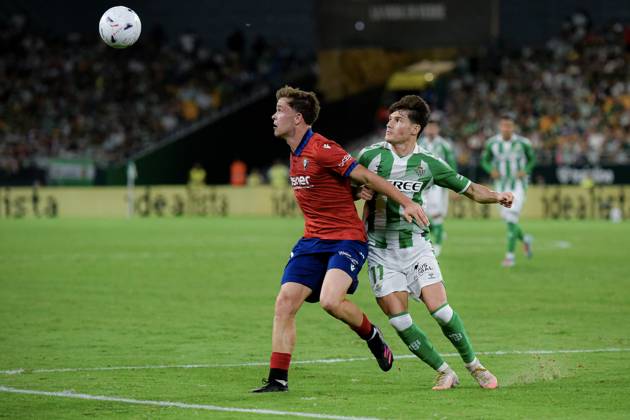 ESP LaLiga EA Sports Real Betis vs. CA Osasuna: Mauro Echegoyen of Osasuna during the LaLiga EA Sports match between Real Betis and CA Osasuna played at Benito Villamarin Stadium in Seville on October 11, 2026, in Spain. Spanish Soccer Copyright: xAgenciaxLOFx