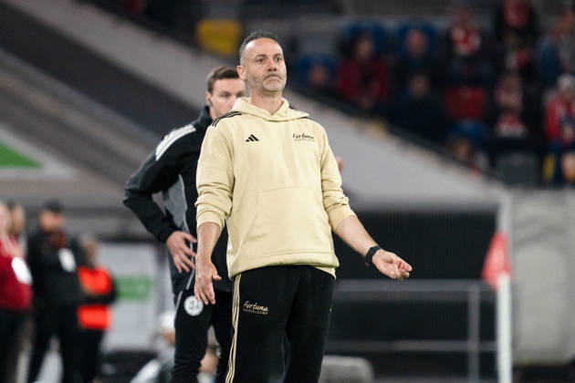 Germany 3rd Division 2026–2027: Fortuna Düsseldorf vs. SC Verl, Matchday 8, October 12, 2026, Merkur Spiel Arena, North Rhine-Westphalia; Alexander Ende, Fortuna Düsseldorf, Coach: Frustration, Anger, Emotions, Sadness Copyright: xCelinaxLeiersx