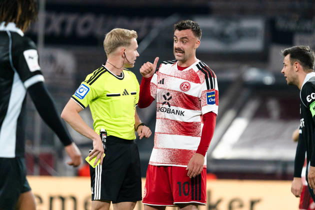 Germany 3rd Division 2026–2027: Fortuna Düsseldorf vs. SC Verl, Matchday 8, October 12, 2026, Merkur Spiel Arena, North Rhine-Westphalia, Sebastian Hilsberg, Referee: Philipp Forster, Fortuna Düsseldorf, 10 Copyright: xCelinaxLeiersx