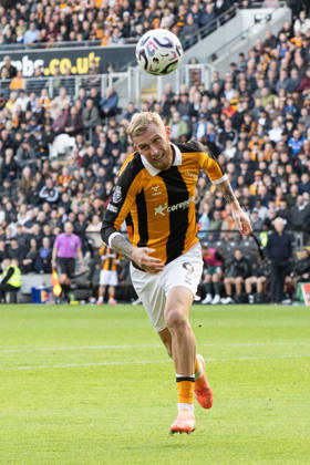 Hull City v Everton Premier League Oliver McBurnie of Hull City during the Premier League match between Hull City and Everton at the MKM Stadium, Hull. 11 10 2026 UK Newspapers OUT Copyright: xMattxWilkinsonx FIL-24041-0204