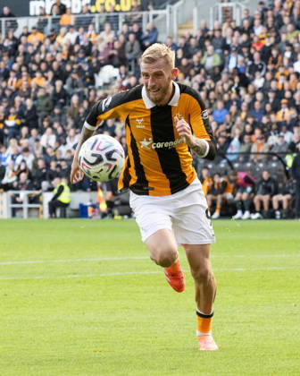 Hull City v Everton Premier League Oliver McBurnie of Hull City during the Premier League match between Hull City and Everton at the MKM Stadium, Hull. 11 10 2026 UK Newspapers OUT Copyright: xMattxWilkinsonx FIL-24041-0205