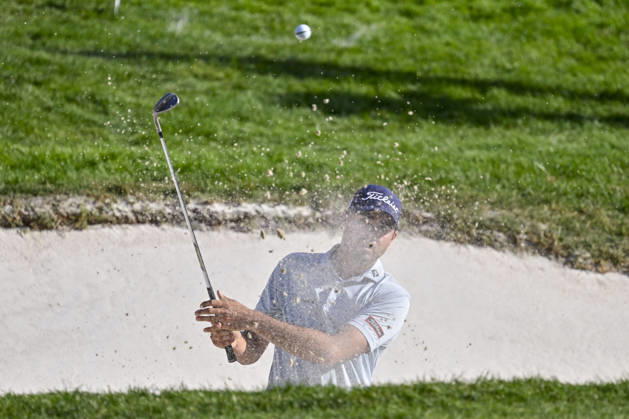 October 11, 2026, Madrid, Madrid, Spain: JACOB SKOV OLESEN of Denmark hit the ball out of the bunker during the Open de Espao±a presented by Madrid at Club de Campo Villa de Madrid on October 11, 2026 in Madrid, Spain. Madrid Spain - ZUMAc312 20261011_zsp_c312_252 Copyright: xOscarxManuelxSanchezx