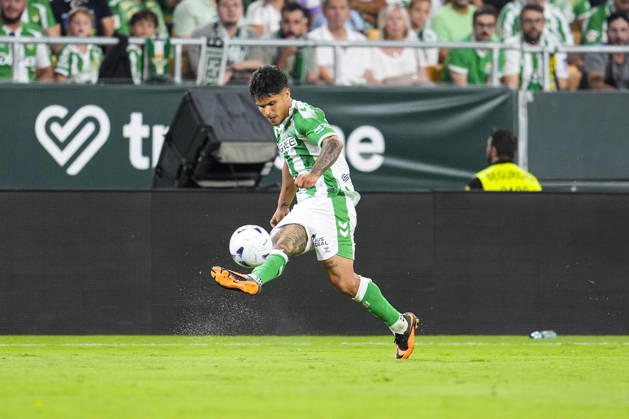 October 11, 2026, Sevilla, Sevilla, Spain: Cucho Hernandez of Real Betis Balompie in action during the Spanish league, LaLiga EA Sports, football match played between Real Betis and CA Osasuna at La Cartuja stadium on October 11, 2026, in Sevilla, Spain. Sevilla Spain - ZUMAa181 20261011_zaa_a181_314 Copyright: xJoaquinxCorcherox