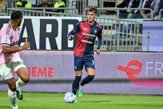 IPA89566274 - Daniel Maldini of Cagliari Calcio during the Cagliari Calcio vs. Juventus FC Italian Serie A soccer match in Cagliari, Italy, on October 11, 2026 Copyright: xLuigixCanu IPAxSportx xx IPA89566274