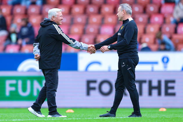 GC Zurich vs. BSC Young Boys, Brack Super League, October 11, 2026; Olaf Janßen, head coach, Grasshopper Club Zurich (left), and Patrick Schnarwiler, coaching staff, BSC Young Boys in the Brack Super League match between Grasshopper Club Zurich (GCZ) and BSC Young Boys (YB) on October 11, 2026, at Letzigrund Stadium in Zurich, Switzerland Zurich Letzigrund Stadium Zurich Switzerland