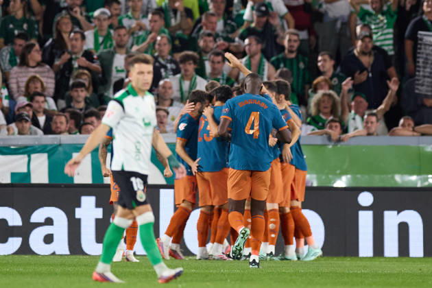 October 11, 2026, Santander, Cantabria, Spain: Jose Luis Garcia Pepelu of Valencia CF celebrates after scoring the team s first goal during the LaLiga EA Sports match between Real Racing Club de Santander and Valencia CF at Campos de de El Sardinero on October 11, 2026, in Santander, Spain. Real Racing Club De Santander V Valencia CF - LaLiga EA Sports - ZUMAa181 20261011_zaa_a181_349 Copyright: xRicardoxLarreinax