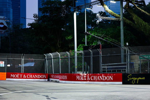 F1 - SINGAPORE GRAND PRIX 2026 Moet & Chandon branding sponsor during the 2026 Formula 1 Singapore Grand Prix, 17th round of the 2026 Formula One World Championship, WM, Weltmeisterschaft from October 9 to 11, 2026 on the Marina Bay Street Circuit, in Singapore, Singapore - SingaporeSingapore  Copyright: xFLORENTxGOODENx