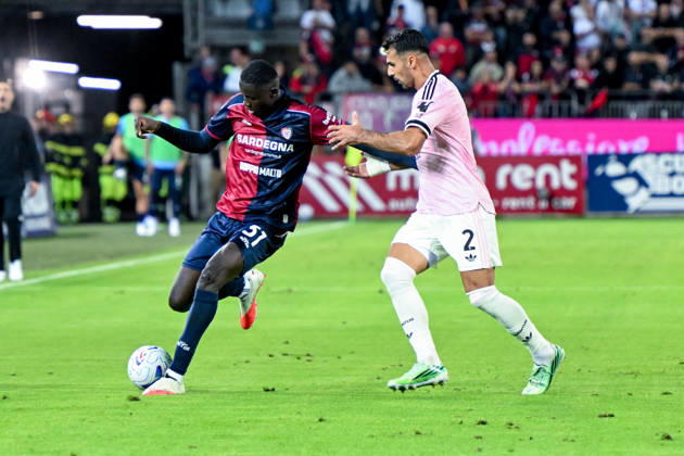 Cagliari s Paul Mendy in action during the Serie A soccer match between Cagliari Calcio and Juventus at the Unipol Domus in Cagliari, Sardinia - Sunday 11th october 2026. - Soccer Copyright: xGianlucaxZuddas LaPressex