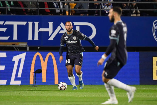 ESTAC Troyes v Olympique de Marseille - Ligue 1 McDonald s 2026 2027 Himad ABDELLI of Marseille aduring Ligue 1 McDonald s match between Troyes and Marseille at Stade de l Aube on October 11, 2026 in Troyes, France. Troyes France  Copyright: xEwenxGavetx 776573381
