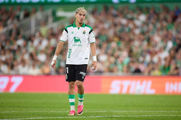 October 11, 2026, Santander, Cantabria, Spain: Yassir Zabiri of Real Racing Club de Santander looks on during the LaLiga EA Sports match between Real Racing Club de Santander and Valencia CF at Campos de de El Sardinero on October 11, 2026, in Santander, Spain. Santander Spain - ZUMAa181 20261011_zaa_a181_352 Copyright: xRicardoxLarreinax