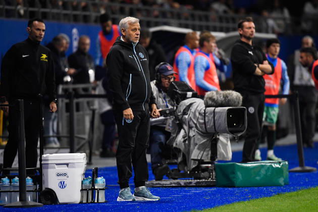 ESTAC Troyes v Olympique de Marseille - Ligue 1 McDonald s 2026 2027 Bruno GENESIO Head Coach of Marseille during Ligue 1 McDonald s match between Troyes and Marseille at Stade de l Aube on October 11, 2026 in Troyes, France. Troyes France  Copyright: xEwenxGavetx 776573381