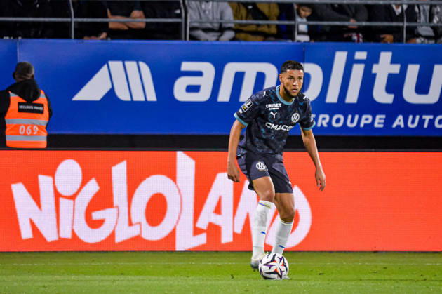 FOOTBALL : ESTAC Troyes vs Olympique de Marseille - Ligue 1 - Journà e 6 - 11 10 2026 Amine Harit (OM) TroyesFrance Copyright: xBaptistexAutissierx