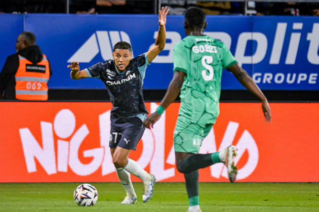 FOOTBALL : ESTAC Troyes vs Olympique de Marseille - Ligue 1 - Journà e 6 - 11 10 2026 Amine Harit (OM) TroyesFrance Copyright: xBaptistexAutissierx