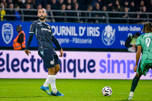 FOOTBALL : ESTAC Troyes vs Olympique de Marseille - Ligue 1 - Journà e 6 - 11 10 2026 Himad Abdelli (OM) TroyesFrance Copyright: xBaptistexAutissierx