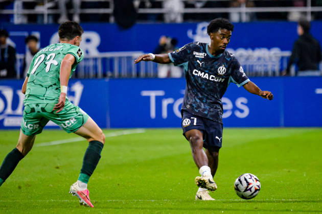 FOOTBALL : ESTAC Troyes vs Olympique de Marseille - Ligue 1 - Journà e 6 - 11 10 2026 Angel Gomes (OM) TroyesFrance Copyright: xBaptistexAutissierx