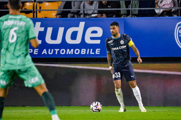 FOOTBALL : ESTAC Troyes vs Olympique de Marseille - Ligue 1 - Journà e 6 - 11 10 2026 Emerson (OM) TroyesFrance Copyright: xBaptistexAutissierx