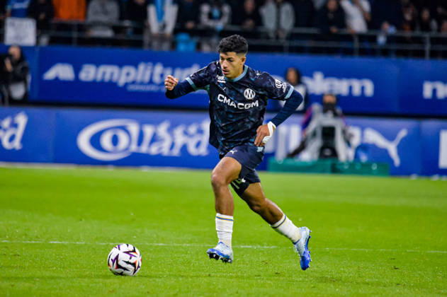 FOOTBALL : ESTAC Troyes vs Olympique de Marseille - Ligue 1 - Journà e 6 - 11 10 2026 Kelyann Bezahaf (OM) TroyesFrance Copyright: xBaptistexAutissierx