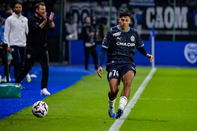 FOOTBALL : ESTAC Troyes vs Olympique de Marseille - Ligue 1 - Journà e 6 - 11 10 2026 Kelyann Bezahaf (OM) TroyesFrance Copyright: xBaptistexAutissierx